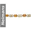 Image 1 : 7.20 ct Orange Sapphire Bracelet 14kt Gold
