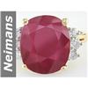 Image 1 : 11.60 ct Ruby & Diamond Ring 14kt Gold