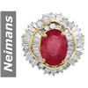 Image 1 : 6.16 ct Ruby & Diamond Ring 14kt Gold