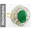 Image 1 : 5.41 ct Emerald & Diamond Ring 14kt Gold
