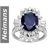 Image 1 : 7.05 ct Sapphire & Diamond Ring 14kt Gold