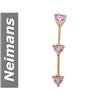 Image 1 : .36 ct Pink Spinel Pendant 14kt Gold
