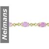 Image 1 : 9.38 ct Pink Sapphire Bracelet 14kt Gold