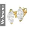 Image 1 : 1.20 ct Diamond Earrings 14kt Gold