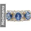 Image 1 : 2.00 ct Ceylon Sapphire & Diamond Ring 14kt Gold