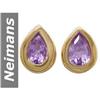 Image 1 : .50 ct Amethyst Earrings 14kt Gold