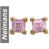 Image 1 : .36 ct Pink Spinel Earrings 14kt Gold