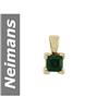 Image 1 : .30 ct Green Tourmaline Pendant 14kt Gold