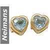 Image 1 : .40 ct Aquamarine Earrings 14kt Gold
