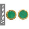 Image 1 : 1.00 ct Emerald Earrings 14kt Gold