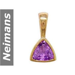 .25 ct Amethyst Pendant 14kt Gold