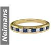 Image 1 : .98 ct Blue & White Sapphire Ring 14kt Gold