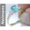 Image 1 : 1.50 ct Apatite & Diamond Ring 14kt Gold