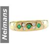 Image 1 : .50 ct Emerald & Diamond Ring 14kt Gold