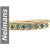 Image 1 : .14 ct Blue Diamond Ring 14kt Gold