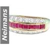 Image 1 : 1.67 ct Ruby & Diamond Ring 14kt Gold