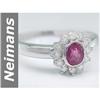 Image 1 : Wow 0.80 ct  Burma Ruby & Diamond Ring 14kt Gold