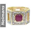 Image 1 : 1.71 ct Ruby & Diamond Ring 14kt Gold