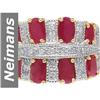Image 1 : 4.67 ct Ruby & Diamond Ring 14kt Gold