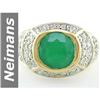 Image 1 : 6.09 ct Emerald & Diamond Ring 14kt Gold