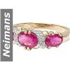 Image 1 : 1.74 ct Pink Tourmaline & Diamond Ring 14kt Gold