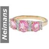 Image 1 : 2.01 ct Pink Tourmaline & Diamond Ring 14kt Gold