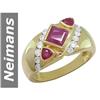 Image 1 : 1.85 ct Ruby & Diamond Ring 14kt Gold