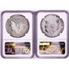 Image 2 : Lot of 1987-S to 1988-S $1 Proof American Silver Eagle Coins NGC PF69 Ultra Cameo