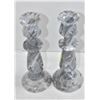 Image 1 : 2 STONE CANDLE HOLDERS