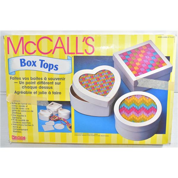 MCCALL'S BOX TOPS