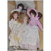 Image 1 : VINTAGE PORCELAIN  DOLLS