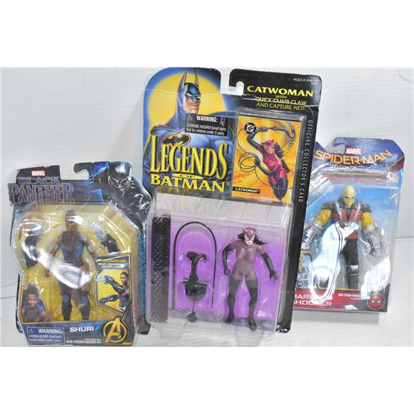 CATWOMAN SHURI & SHOCKER FIGURES.