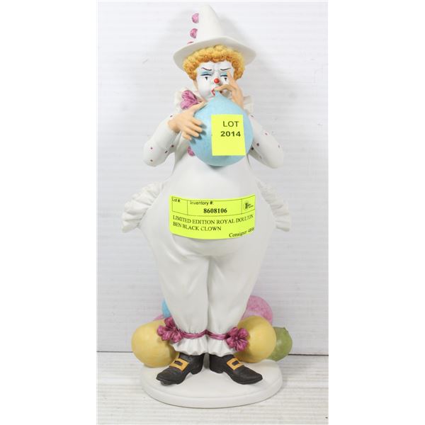 LIMITED EDITION ROYAL DOULTON BEN BLACK CLOWN