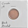 CANADA 1 CENT BLANK PLANCHET COIN BU CONDITION