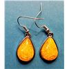 Image 1 : 9)  LAB CREATED HONEY AMBER TEAR DROP