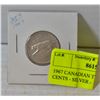 1967 CANADIAN TWENTY FIVE CENTS - SILVER -