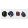 Image 1 : #65-RUBY,EMERALD,SAPPHIRE GEMSTONE 27.5CT