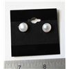 Image 1 : #177-FRESH WATER PEARL STUD  EARRINGS