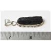 #93-NATURAL BLACK TOURMALINE PENDANT (RAW)