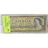 Image 1 : 1954 CANADIAN $20 BILL