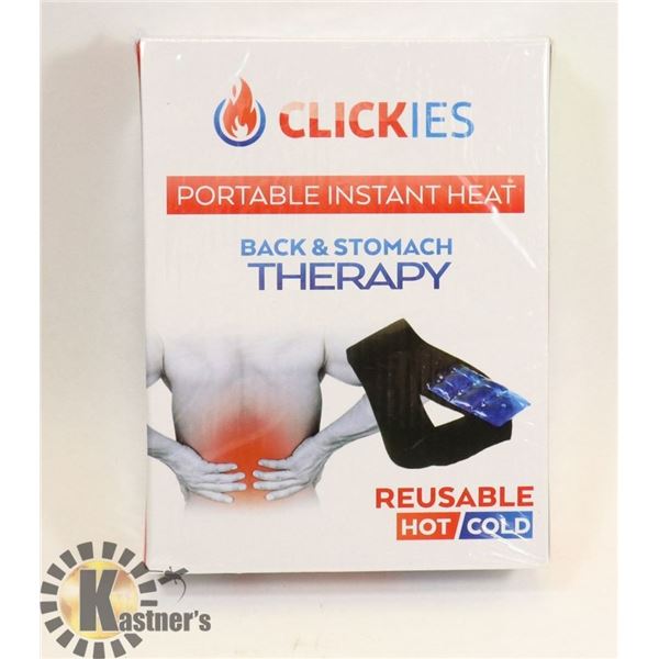 CLICKIES BACK & STOMACH THERAPY HOT & COLD SYSTEM