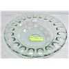 Image 1 : GREEN ART GLASS BOWL