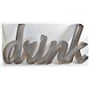 Image 1 : -DRINK- METAL SIGN