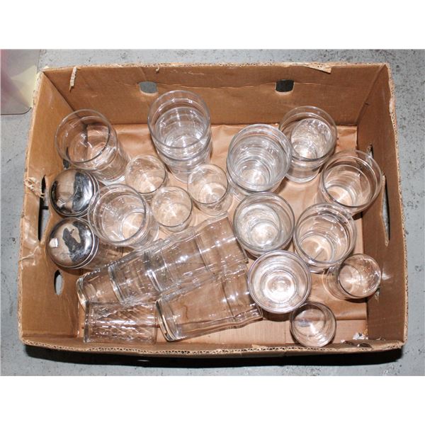 14 DRINKING GLASSES SET