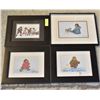 Image 1 : 4 ABORGINAL FRAMED PICTURES