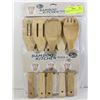 Image 1 : NEW 5PC BAMBOO KITCHEN TOOLS / UTENSILS