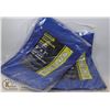 Image 1 : 2 NEW SHOP PRO 5 X 7 UTILITY TARPS