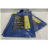 Image 1 : 2 NEW SHOP PRO 5 X 7 UTILITY TARPS