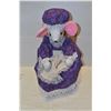 Image 1 : STUFFED MOUSE WITH WOOD CHAIR, 22" TALL