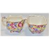 Image 1 : CREAM AND SUGAR BOWL CHINA SET